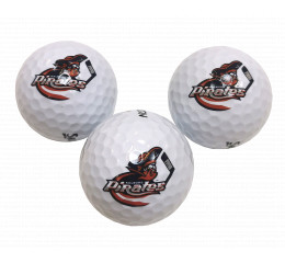 Golfbolde med Aalborg Pirates logo - 3-pak